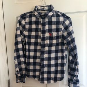 Abercrombie Long Sleeve Flannel Boys M